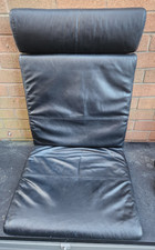 IKEA Poang Leather Chair and