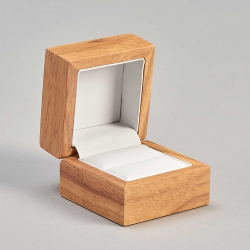 Luxury wooden ring box - wooden,
