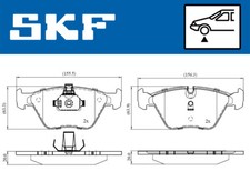VKBP 80311 SKF Brake Pad Set