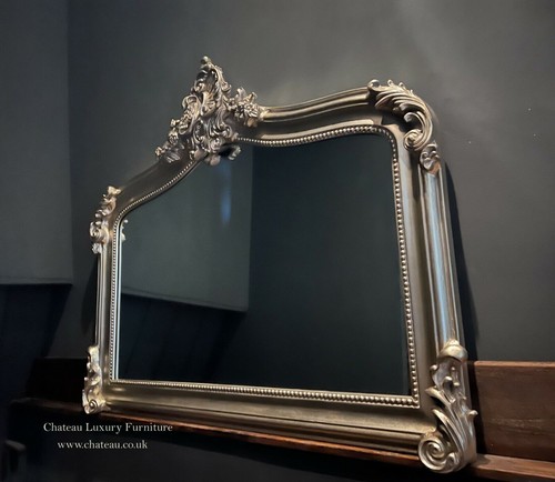 French antique silver ornate - silver,