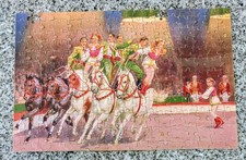 Vintage 1940/50's The Circus in Jigsaw Bertram Mills Circus Picture Puzzle boxed