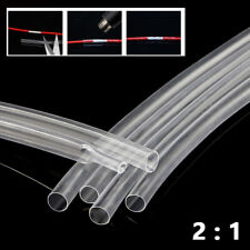 CLEAR TRANSPARENT HEAT SHRINK TUBE SLEEVE SHEATHING, CAR WIRING, BOAT ELECTRICS