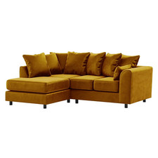 Brooklyn Gold Corner Sofa 3&2