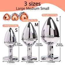 Stainless Steel Anal Butt Plug