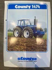 County 1474 Tractor Vintage Brochure A4