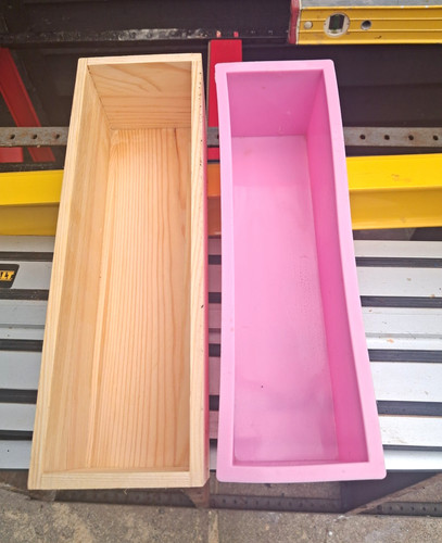 Rectangular silicone loaf soap - silicone,