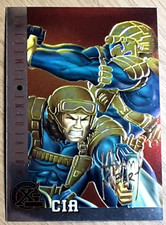 1995 X-Men Gold Signature Series Card 81 C I A.