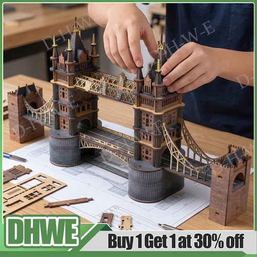 London bridge wooden puzzle - bridge,