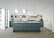 Burbidge FENTON Kitchen BALTIC GREEN Painted Ash Shaker - NEW NOT EX DISPLAY