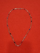 ✅️South Indian Jewelry Ethnic 24K Gold Plated Mala Glass Beaded Necklace 19"