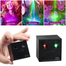 LED Laser Disco Lights Projector RGB Stage Light Strobe DJ Bar Party Lighting