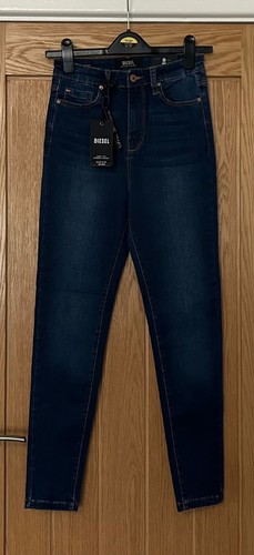 Diesel high rise skinny jeans - high,