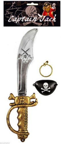 Pirate sword with accessories - sword,