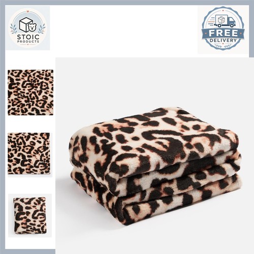 Leopard print fleece - print,