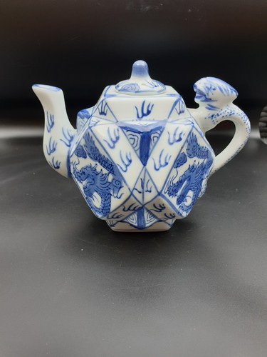 Vintage chinese teapot dragon - chinese,