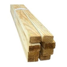 2x1 Treated Timber Batten Green 25x50mm – Pack of 10 – 0.6m to 3.6m Lengths