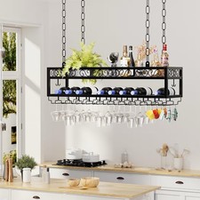Adjustable Ceiling Wine Rack