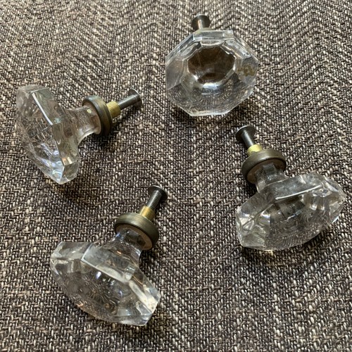Vintage glass octagon - vintage,