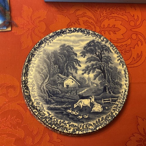 Antique blue white - white, teapot