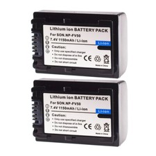 2x Battery for Sony HDR-TD10,HDR-TD10E,HDR-TD20E , HDR-TD20V , NP-FV30, NP-FV50