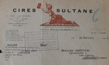 Invoice 1943 BEZONS wax