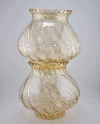 Vintage glass lampshades - 2,