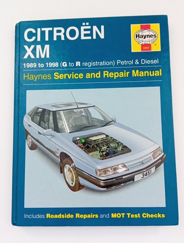 Citroën haynes manual 1989 - xm,