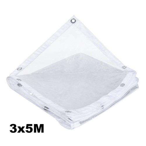 450gsm clear tarpaulin heavy - 450gsm,