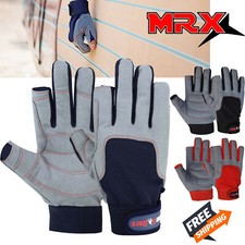 Sailing Gloves Cut Finger Grip Kayaking Surfing Fishing Men Women Deckhand Glove