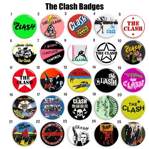 Clash badges 25mm - clash,