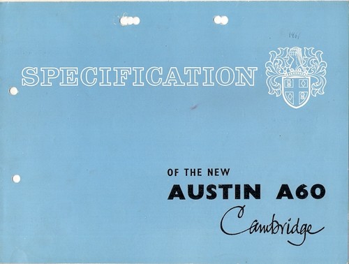 Austin a60 cambridge saloon - austin,