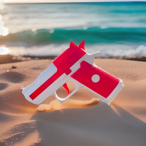 Water gun desert eagle - water,
