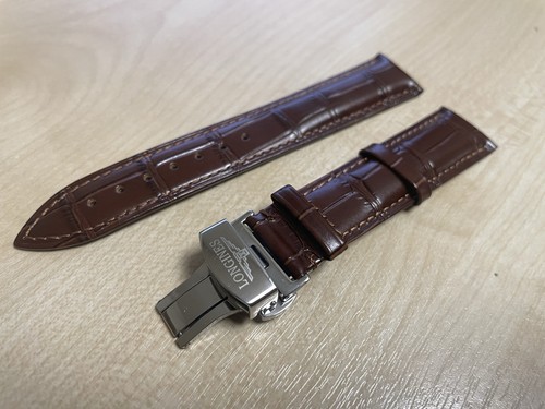 20mm longines brown leather - 19/20mm,