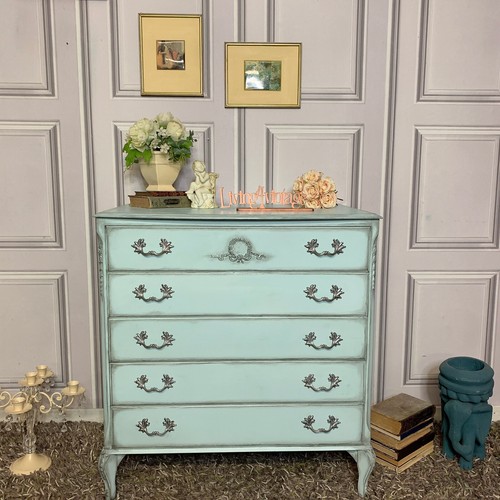 Painted chest drawers louis - painted, of