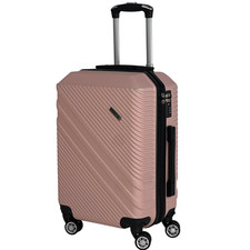 AIRES 55x40x23cm 4 Wheel Suitcase Hard Shell Carry On Cabin Bag Trolley Luggage