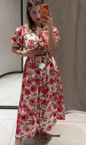 Zara new woman floral - zara,