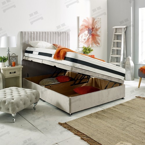 Upholstered ottoman storage - upholstered,