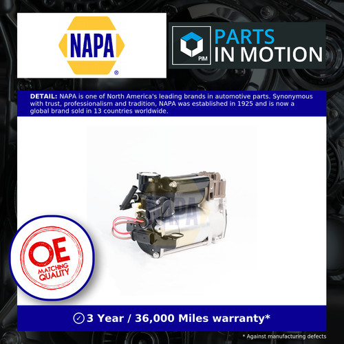 Air suspension compressor fits - air,