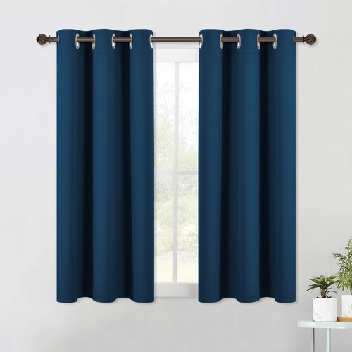 Moroccan blue kitchen blackout - blue,