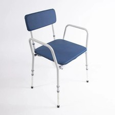 NRS Dovedale Height Adjustable Commode Chair Lightweight Toileting Aid