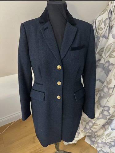 Joules duchess navy blue tweed - blue,