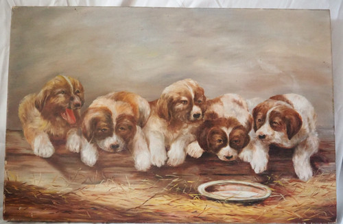 19th 1886 antique - 19th, oil