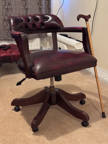 Chesterfield leather vintage - leather,