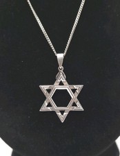 Silver Star Of David Pendant