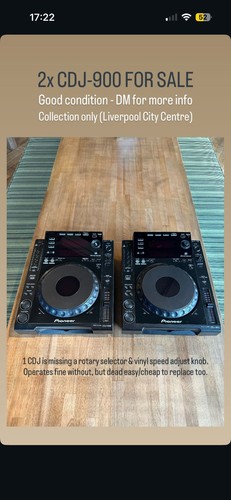 Pair pioneer cdj 900 - pair, cdj-900