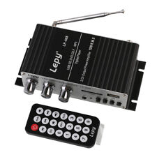 Lepai LP-A68 DC12V USB & FM Mini Car Power Amplifier+ IR Remote Controller