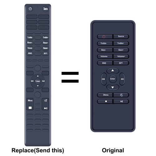 New replacement remote control - new,