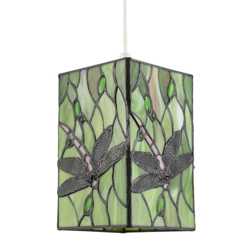 Green stained glass - green,