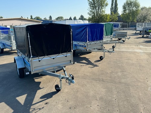 Box trailer 6x4 - 6x4, axle