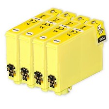 4 Yellow Ink Cartridges for